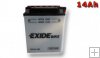 Motobaterie EXIDE BIKE Conventional 14Ah, 12V YB14L-B2