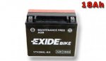 Motobaterie EXIDE BIKE Maintenance Free 18Ah, 12V YTX20HL-BS