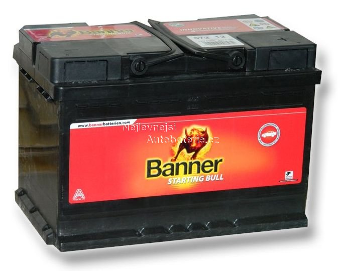 Autobaterie Banner Starting Bull 572 12, 72Ah, 12V ( 57212 ) - Kliknutm na obrzek zavete