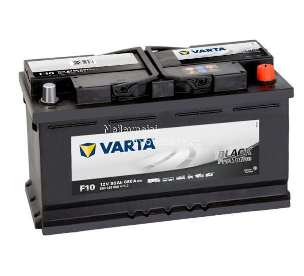 Autobaterie VARTA Black PROmotive 88Ah , F10 - Kliknutm na obrzek zavete