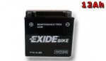 Motobaterie EXIDE BIKE Maintenance Free 12Ah, 12V YTX14-BS