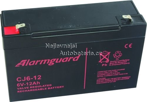 ALARMGUARD CJ6-12 6V 12Ah - Kliknutm na obrzek zavete