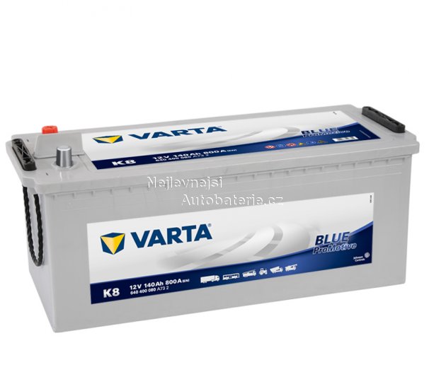 Autobaterie VARTA Blue PROmotive 140Ah , K8 - Kliknut�m na obr�zek zav�ete