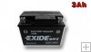 Motobaterie EXIDE BIKE Factory Sealed 3Ah, 12V, AGM12-4