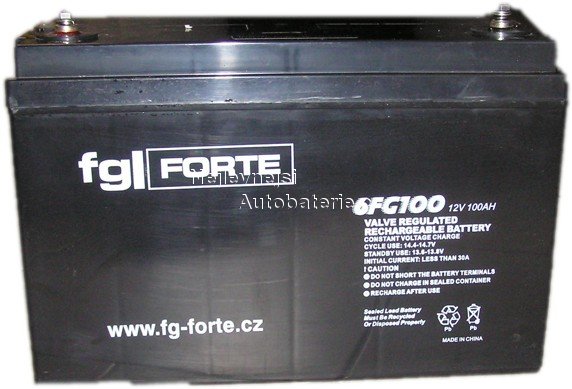 Zdroj fg-Forte AGM-6fg 6FG100 12V/100Ah - Kliknutm na obrzek zavete