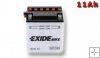 Motobaterie EXIDE BIKE Conventional 11Ah, 12V YB10L-A2