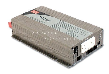 Mni napt DC/AC 24V->230V/700W sinus MeanWell - Kliknutm na obrzek zavete