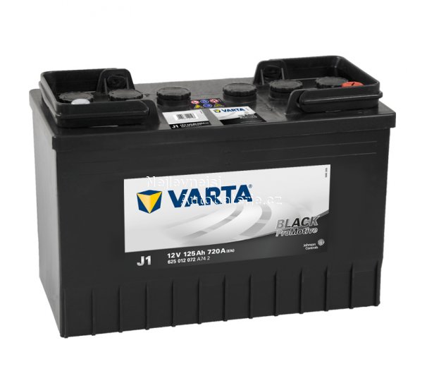 Autobaterie VARTA Black PROmotive 125Ah , J1 - Kliknutím na obrázek zavřete