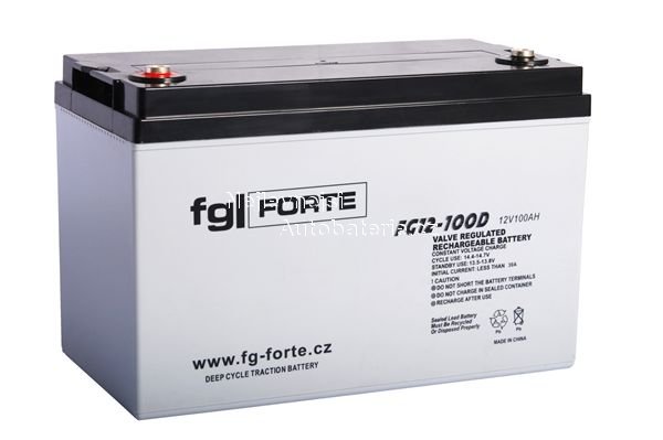 Zdroj fg-Forte AGM-fg FG12-200D 12V 200Ah deep cycle - Kliknutm na obrzek zavete