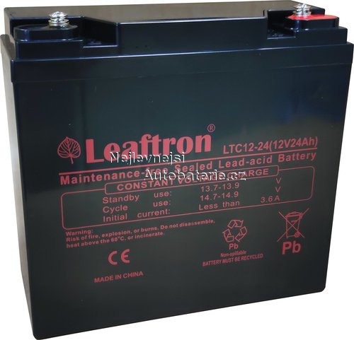 LEAFTRON LTC12-24 12V 24Ah - Kliknutm na obrzek zavete