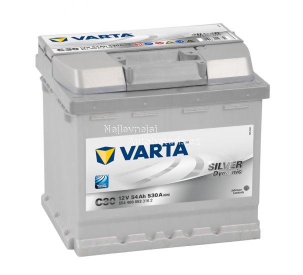 Autobaterie VARTA SILVER Dynamic 54Ah, 12V, C30 - Kliknutm na obrzek zavete