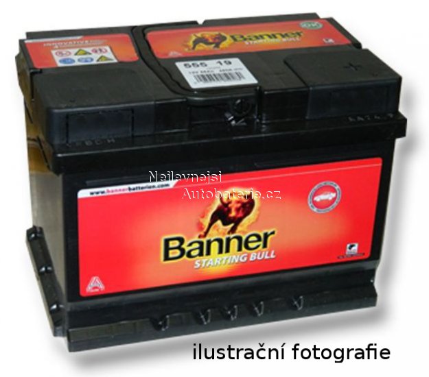 Autobaterie Banner Starting Bull 560 08, 60Ah, 12V ( 56008 ) - Kliknutm na obrzek zavete