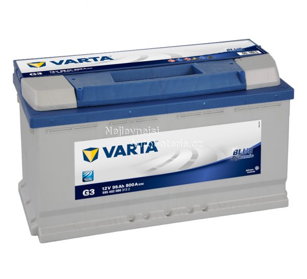 Autobaterie VARTA BLUE Dynamic 95Ah, 12V, G3 - Kliknutm na obrzek zavete