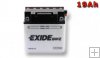 Motobaterie EXIDE BIKE Conventional 19Ah, 12V YB16L-B