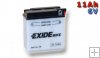 Motobaterie EXIDE BIKE Conventional 11Ah, 6V 6N11A-1B