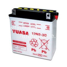 Motobaterie Yuasa "STANDARD" 12V, 5Ah, 39A, 12N5-3B - Kliknutm na obrzek zavete