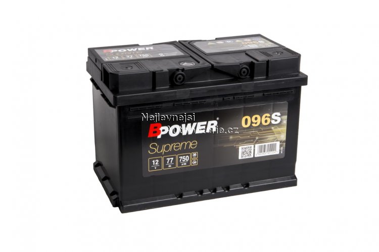 Bpower Supreme 12V 77Ah 750A - Kliknutm na obrzek zavete