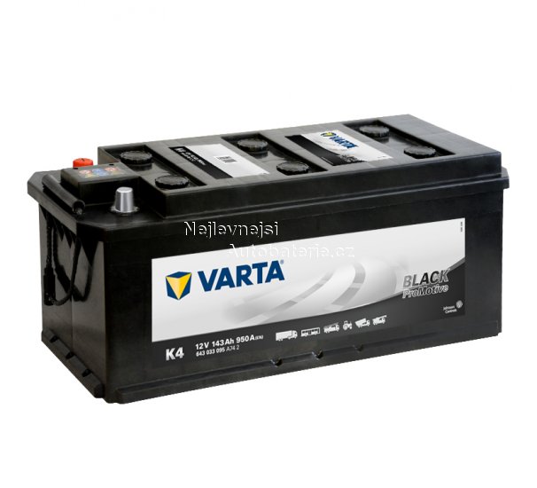 Autobaterie VARTA Black PROmotive 143Ah , K4 - Kliknutm na obrzek zavete