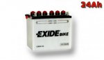 Motobaterie EXIDE BIKE Conventional 24Ah, 12V 12N24-3A