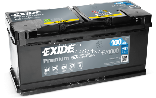 EXIDE PREMIUM EA1000 12V 100Ah 900A - Kliknutm na obrzek zavete