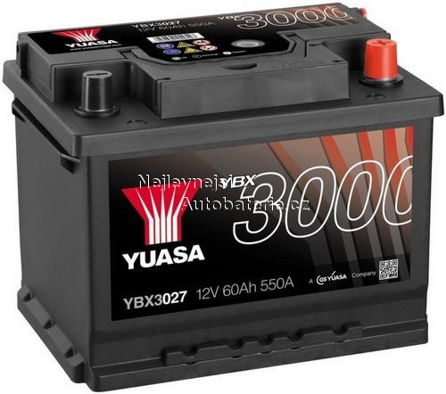 Autobaterie YUASA CA bezdrbov 12V 60Ah 550A (12 60) - Kliknutm na obrzek zavete