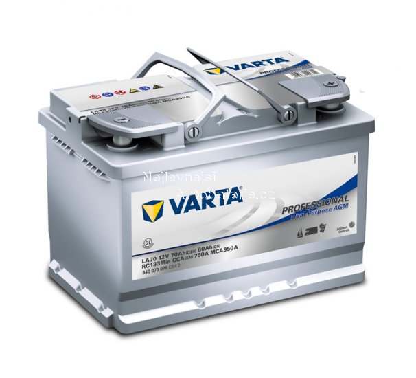 Trakn,start.baterie Varta Professional AGM 12V 70Ah 760A - Kliknutm na obrzek zavete