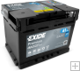 Exide PREMIUM EA612 12V 61Ah 600A