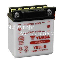 Motobaterie Yuasa "YUMICRON" 12V, 3Ah, 32A, YB3L-B - Kliknutm na obrzek zavete