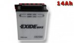 Motobaterie EXIDE BIKE Maintenance Free 14Ah, 12V YTX16-BS