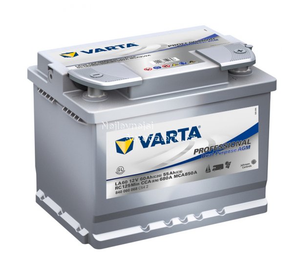 Trakn,start.baterie Varta Professional AGM 12V 60Ah 680A - Kliknutm na obrzek zavete