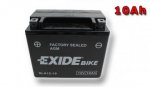 Motobaterie EXIDE BIKE Factory Sealed 10Ah, 12V, AGM12-10