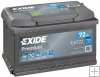 Exide PREMIUM EA722 12V 72Ah 720A